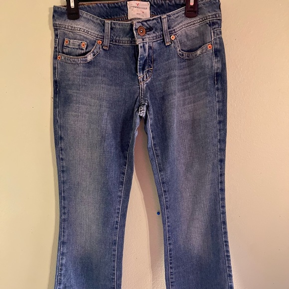 VINTAGE AMERICAN EAGLE MEDIUM RISE JEANS CIRCA 2000 - Picture 3 of 10